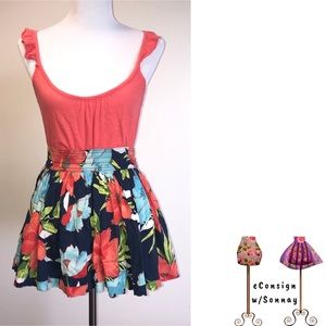 | Floral Mini Skirt |